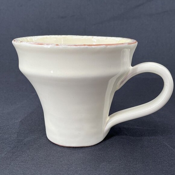 Vietri Bianco Coffee Tea Mug Ceramic Made in Italy Discontinued - Picture 1 of 5